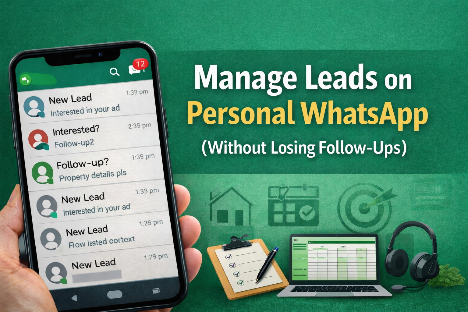 How to Manage Leads on a WhatsApp Personal Number (Without Losing Follow-Ups)